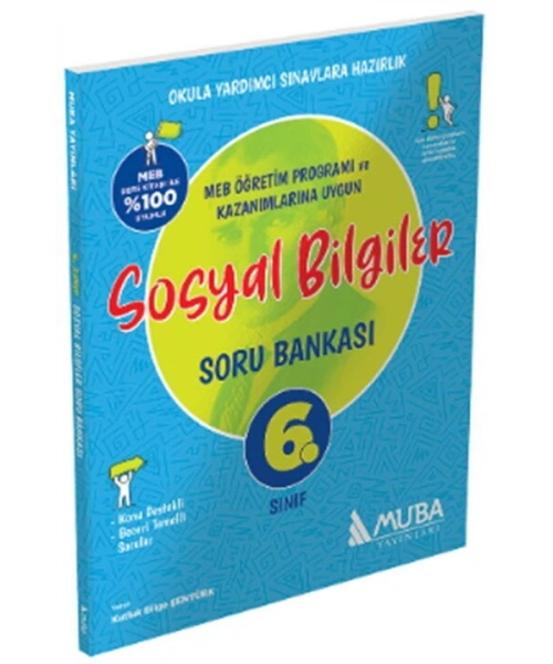 2025 BASKI Muba Yayınları 6. Sınıf Sosyal Bilgiler Soru Bankası