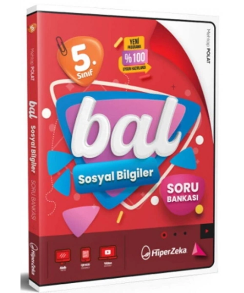 2025 BASKI Hiper Zeka Yayınları 5. Sınıf Bal Sosyal Bilgiler Soru Bankası