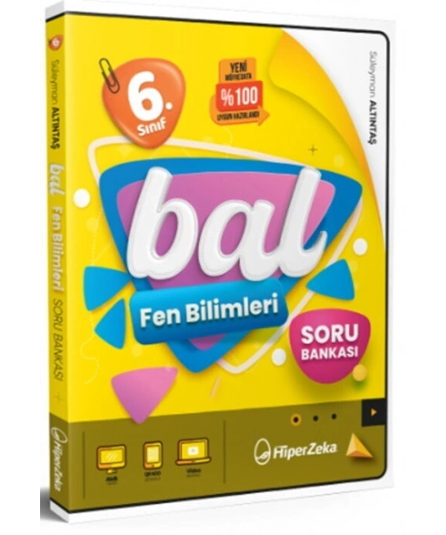 2025 BASKI Hiper Zeka Yayınları 6. Sınıf Bal Fen Bilimleri Soru Bankası