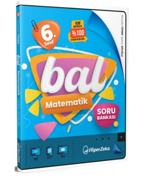 2025 BASKI Hiper Zeka Yayınları 6. Sınıf Bal Matematik Soru Bankası
