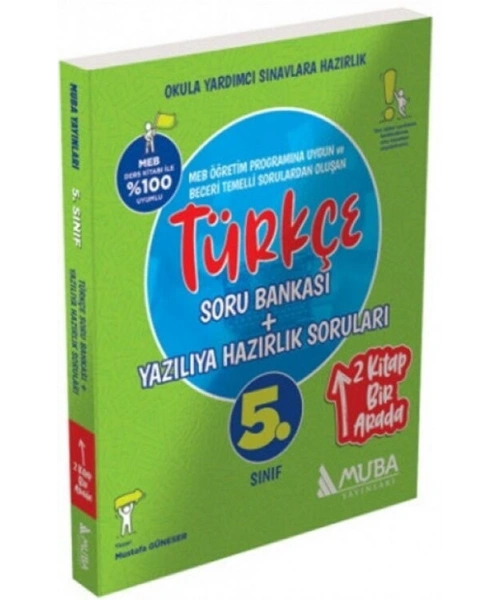 2025 BASKI Muba Yayınları 5. Sınıf Türkçe Soru Bankası Yazılıya Hazırlık Soruları