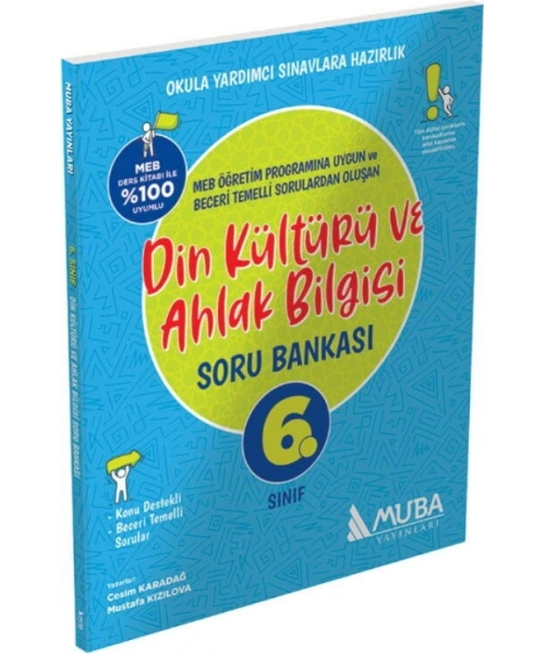 2025 BASKI Muba Yayınları 6. Sınıf Din Kültürü ve Ahlak Bilgisi Soru Bankası