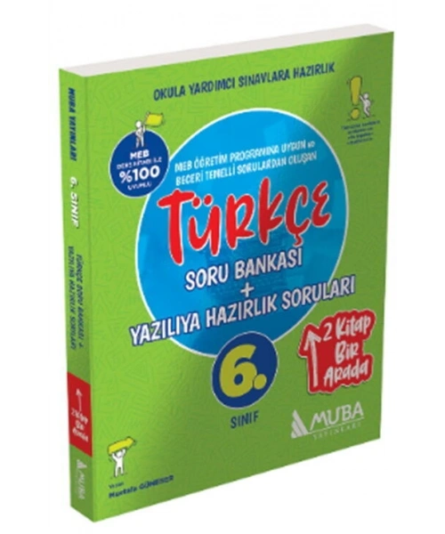 2025 BASKI Muba Yayınları 6. Sınıf Türkçe Soru Bankası