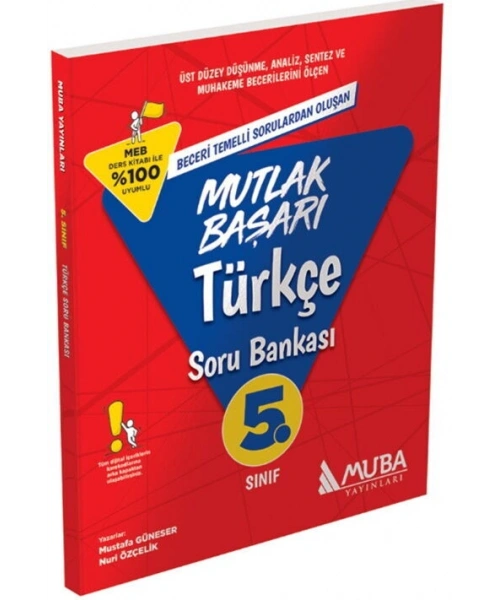 2025 BASKI  Muba Yayınları MB 5.Sınıf Türkçe Soru Bankası