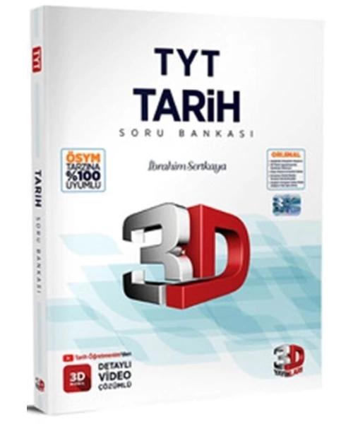 3D YAYINLARI TYT TARİH SORU BANKASI