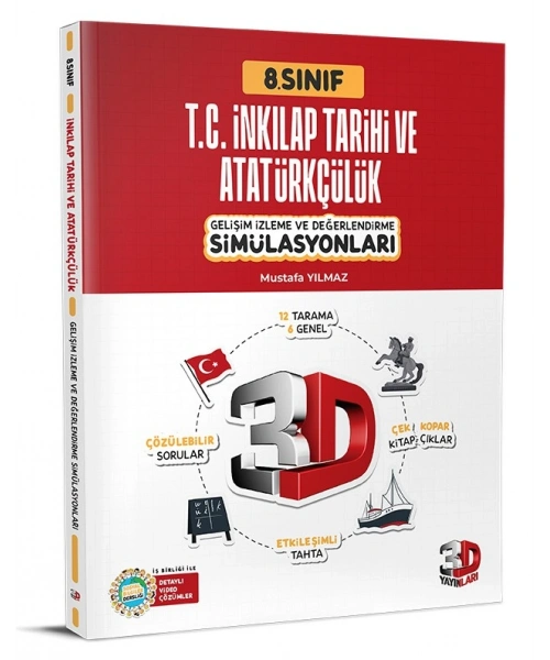 3D YAYINLARI 8.SINIF SIMULASYON T.C INKILAP DENEME