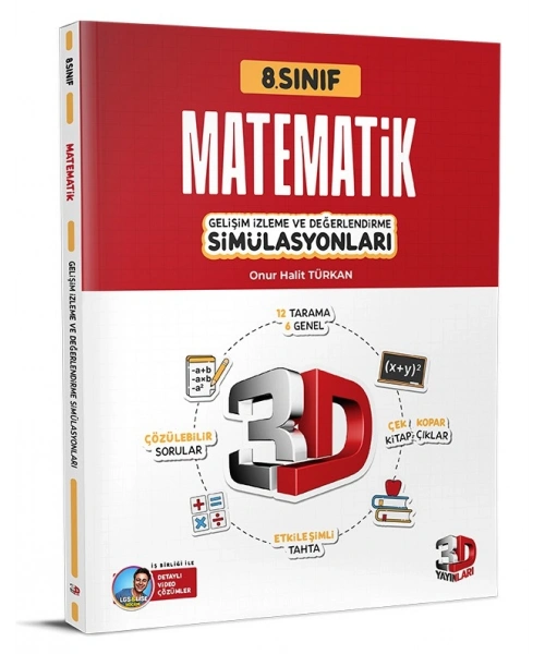 3D YAYINLARI 8.SINIF SIMULASYON MATEMATIK DENEME