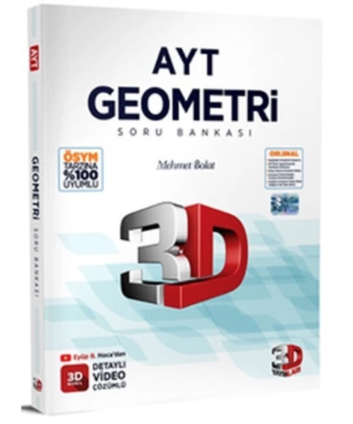 3D YAYINLARI  AYT GEOMETRİ SORU BANKASI