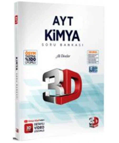 3D Yayınları AYT Kimya Soru Bankası