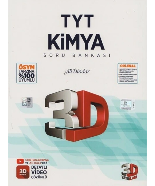 3D Yayınları TYT Kimya Soru Bankası