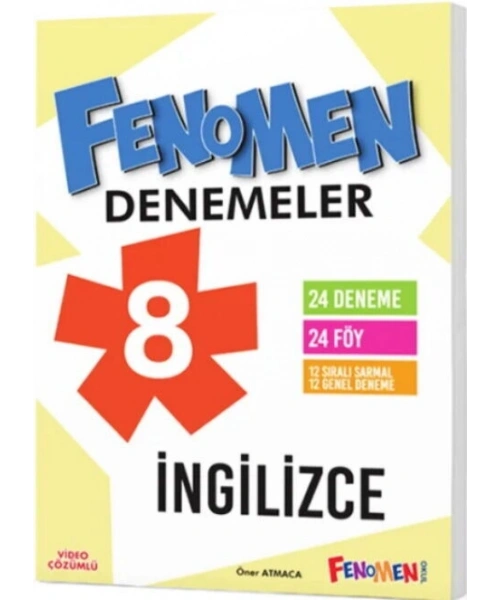 Fenomen Okul Yayınları 8. Sınıf İngilizce Branş Denemeleri