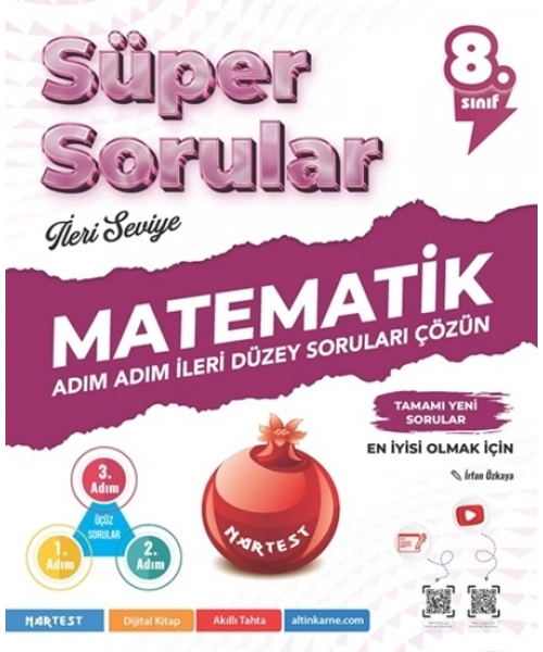 Nartest 8. Sınıf Altın Süper Sorular Matematik