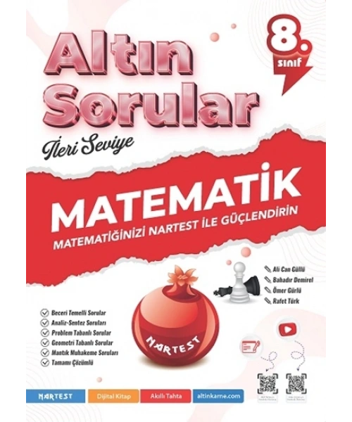 Nartest 8. Sınıf Altın Sorular Matematik