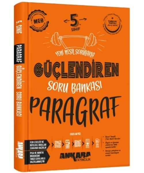 Ankara Yayıncılık 5. Sınıf Paragraf Güçlendiren Soru Bankası