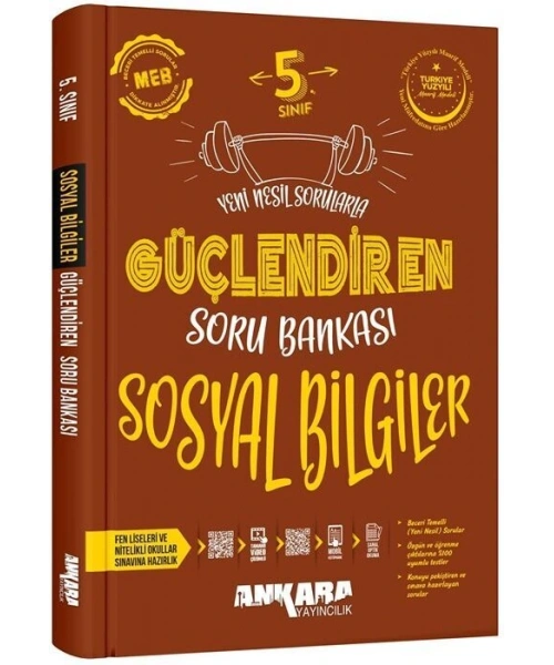 Ankara Yayıncılık 5. Sınıf Sosyal Bilgiler Güçlendiren Soru Bankası
