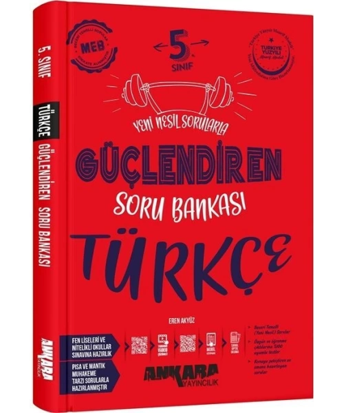 Ankara Yayıncılık 5. Sınıf Türkçe Güçlendiren Soru Bankası