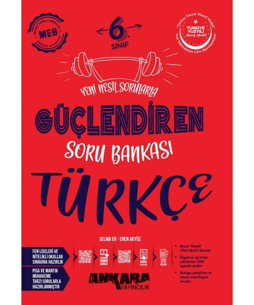Ankara Yayıncılık 6. Sınıf Türkçe Güçlendiren Soru Bankası