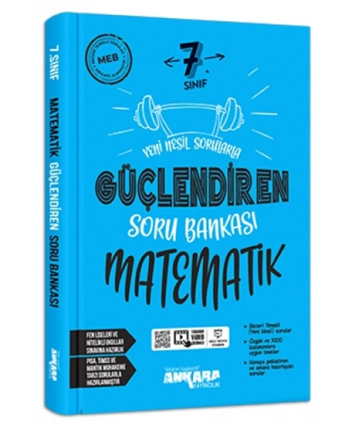 Ankara Yayıncılık 7. Sınıf Matematik Güçlendiren Soru Bankası