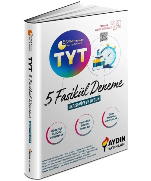 AYDIN YAYINLARI TYT 5 FASİKÜL DENEME