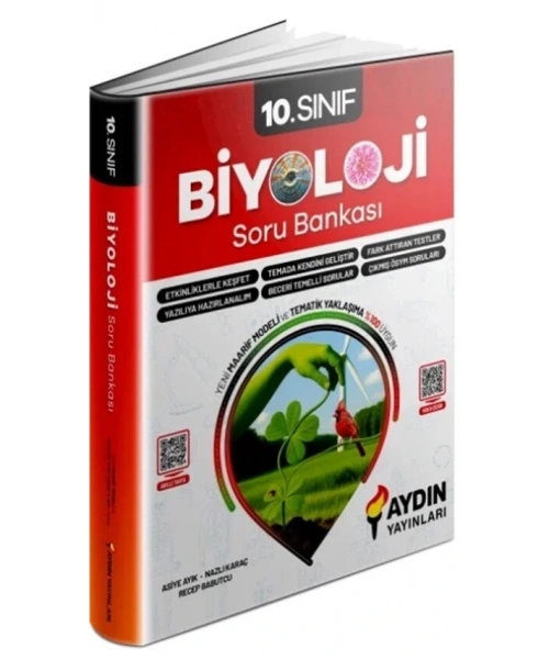 Aydın Yayınları 10. Sınıf Biyoloji Konu Özetli Soru Bankası