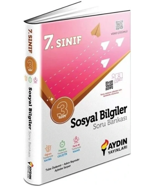 AYDIN YAYINLARI 7 SINIF 3 ADIM SOSYAL BİLGİLER SORU
