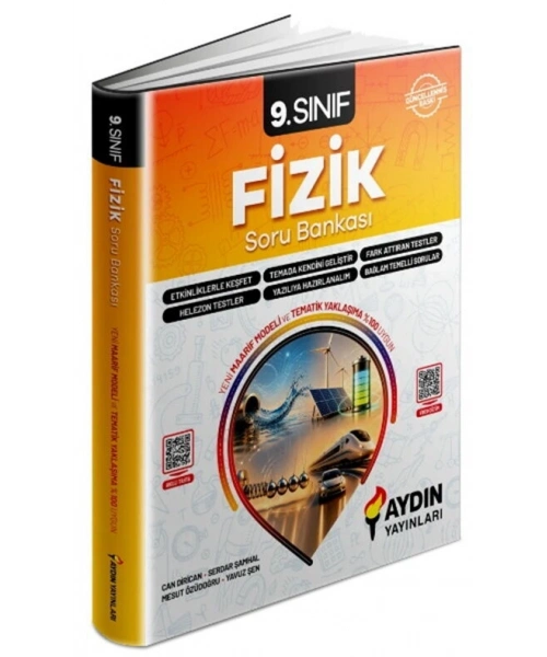 Aydın Yayınları 9. Sınıf Fizik Soru Bankası