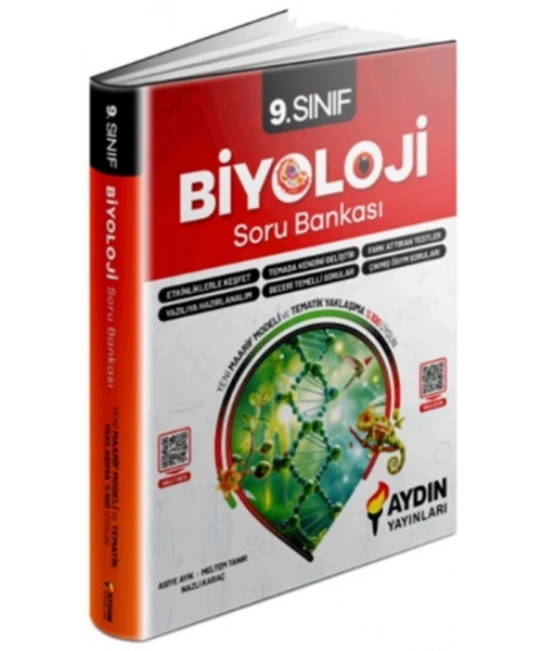Aydın Yayınları 9. Sınıf Biyoloji Soru Bankası