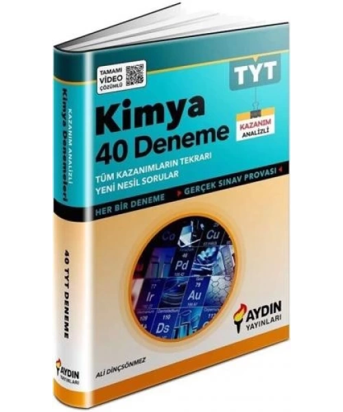 AYDIN YAYINLARI TYT KİMYA DENEMESİ