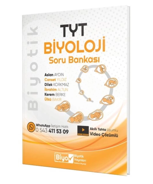 Biyotik Yayınları TYT Biyoloji Biyotik Soru Bankası