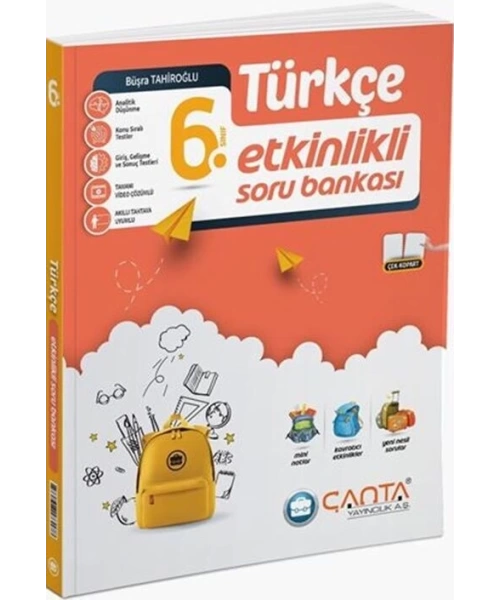 Çanta Yayınları 6. Sınıf Türkçe Etkinlikli Soru Bankası