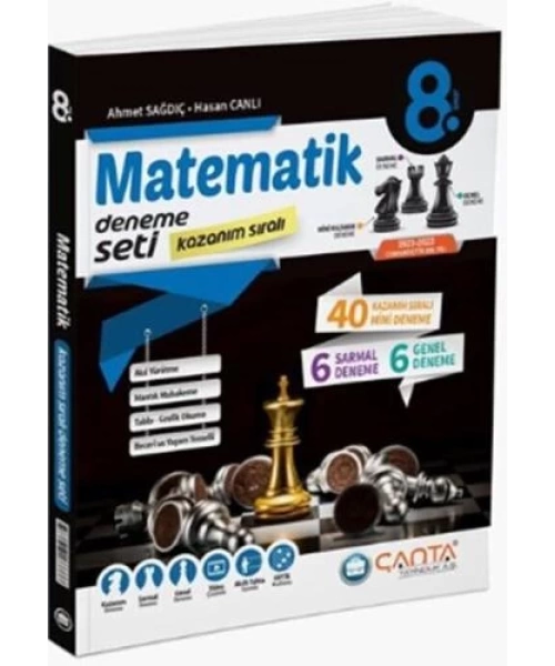 ÇANTA YAYINLARI 8 SINIF 40 LI MATEMATİK DENEMESİ