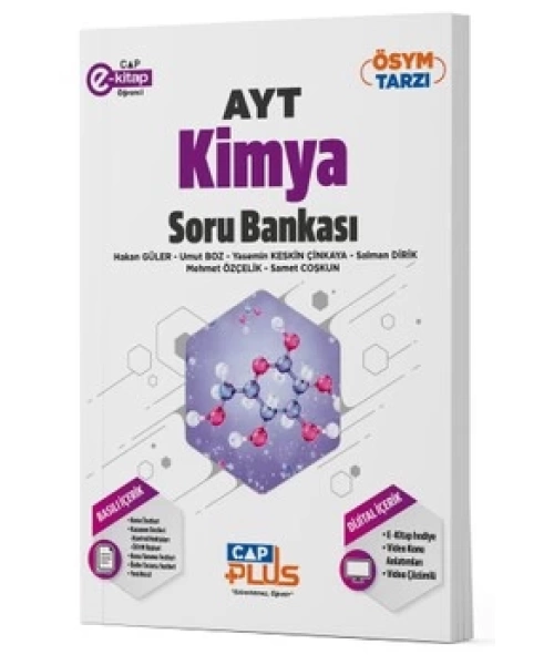 Çap Yayınları AYT Kimya Plus Soru Bankası