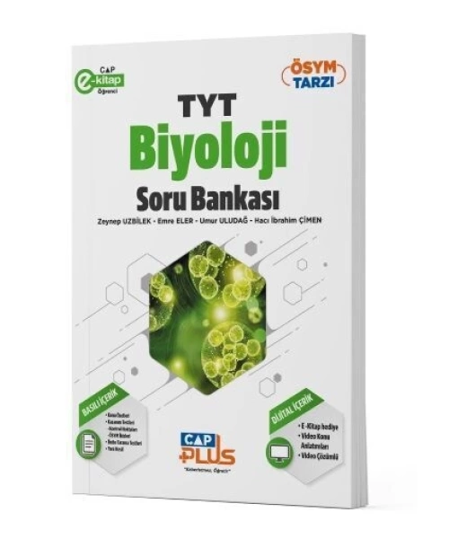 Çap Yayınları TYT Biyoloji Plus Serisi Soru Bankası