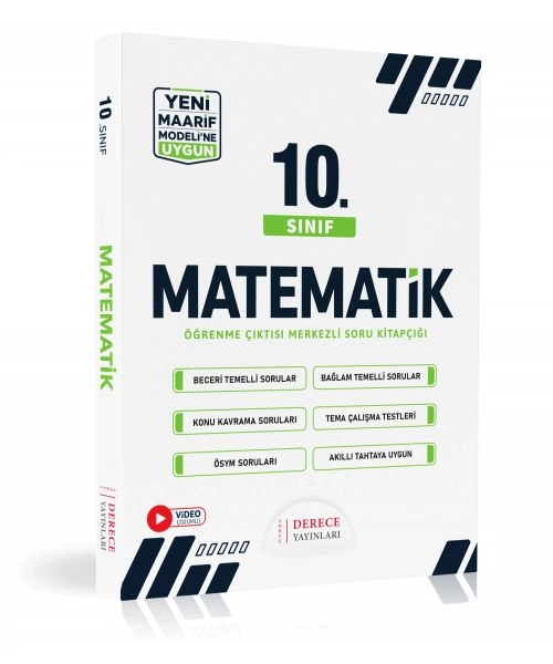 Derece Yayınları 10. Sınıf Matematik Modüler Set Maarif Modele Uygun