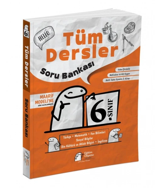 Eğitim Deposu Yayınları 6. Sınıf Tüm Dersler Soru Bankası