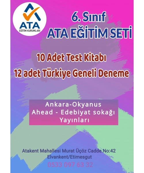 EĞİTİM SETİ 6 SINIF