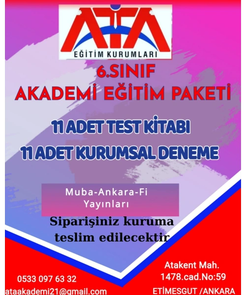 EĞİTİM SETİ 6 SINIF