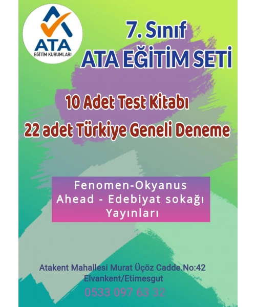 EĞİTİM SETİ 7 SINIF