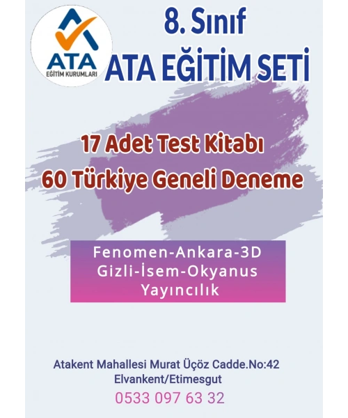 EĞİTİM SETİ 8 SINIF
