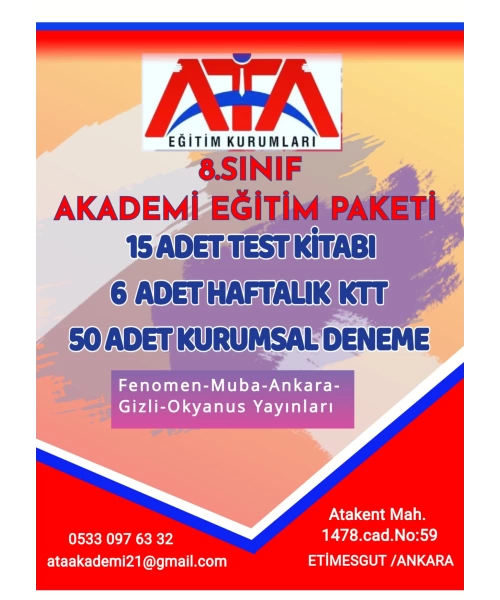 EĞİTİM SETİ 8 SINIF