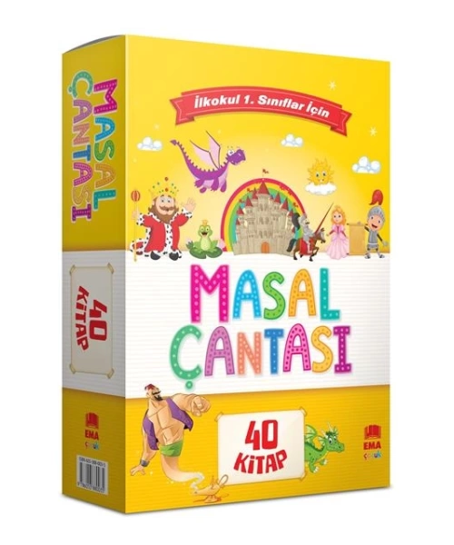 EMA ÇOCUK MASAL ÇANTASI ( 40 KİTAP) 1 SINIF