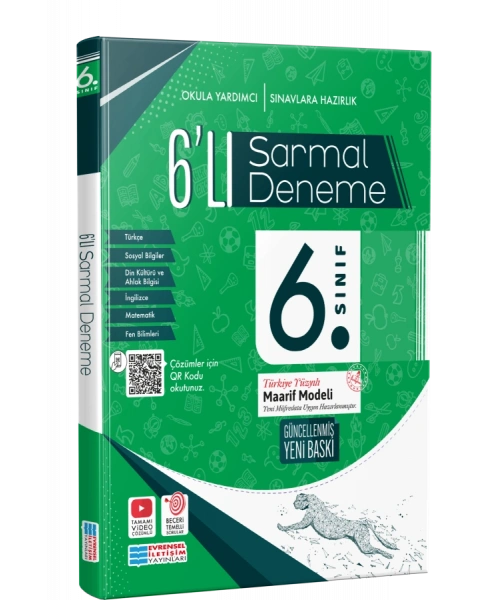 EVRENSEL İLETİŞİM  6.SINIF SARMAL MAARİF MODELİ 6 LI DENEME