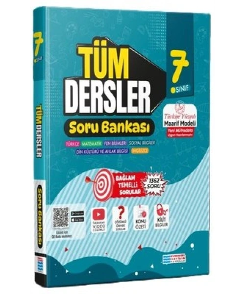 Evrensel İletişim 7.Sınıf Tüm Dersler Soru Bankası Maarif Modeli