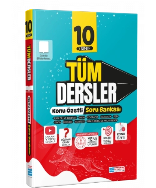Evrensel İletişim Yayınları 10. Sınıf Tüm Dersler Soru Bankası