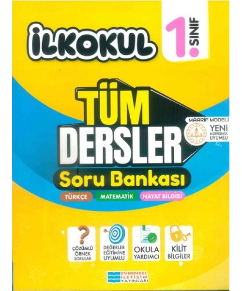 Evrensel İletişim Yayınları 1.Sınıf Tüm Dersler Soru Bankası