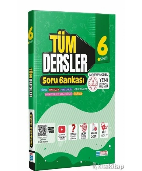 Evrensel İletişim Yayınları 6. Sınıf Tüm Dersler Soru Bankası