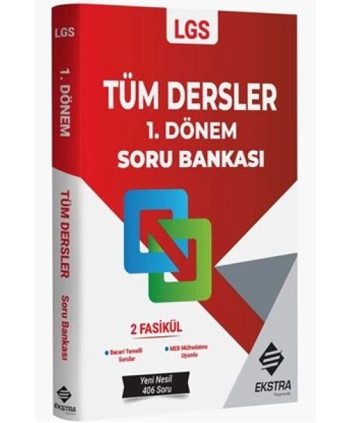 EXTRA YAYINLARI 8 SINIF İLK DÖNEM SORU BANKASI