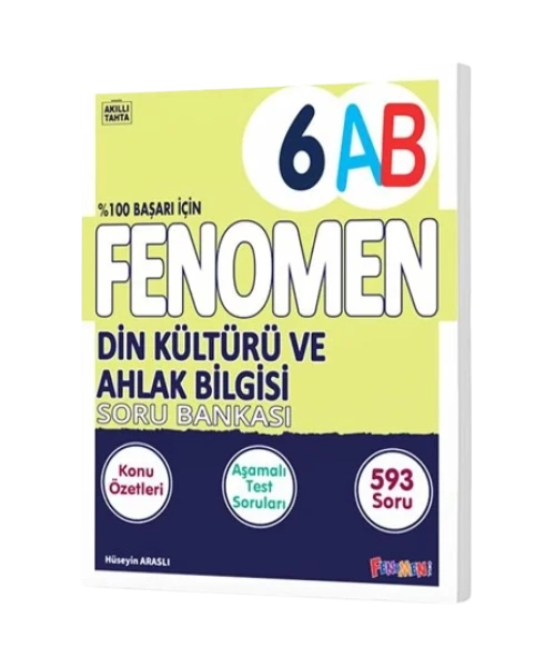 FENOMEN 6 DIN KÜLTÜRÜ VE AHLAK BILGISI KONU ÖZETLI SORU BANKASI (A-B)