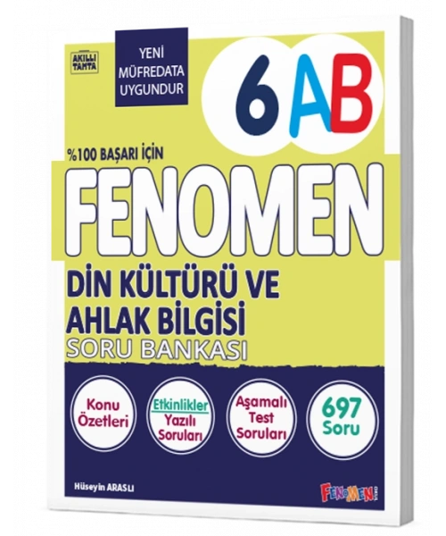 FENOMEN 6 DIN KÜLTÜRÜ VE AHLAK BILGISI KONU ÖZETLI SORU BANKASI (A-B)