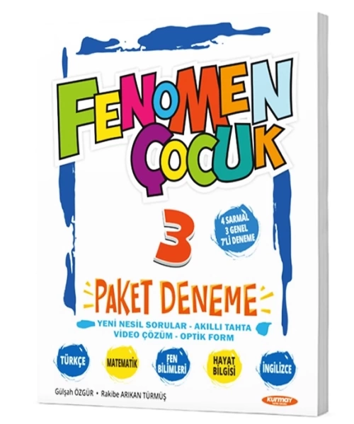 FENOMEN ÇOCUK YAYINLARI 3 SINIF 7 Lİ PAKET DENEME